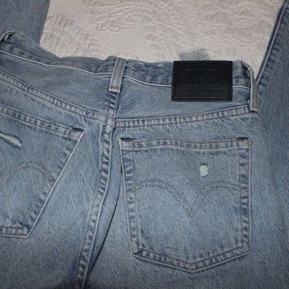 Levi's Distressed 501 Skinny Jeans Sz 24 - Picture 9 of 9